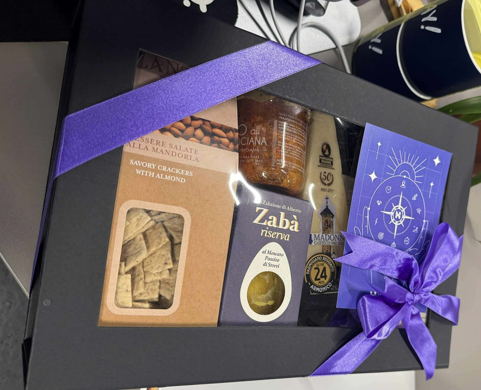 Itališkų produktų dovanų dėžė
